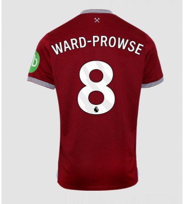 West Ham United James Ward-Prowse #8 Hemmatröja 2025-26 Kortärmad West Ham United James Ward-Prowse #8 Hemmatröja 2025-26 Kortärmad